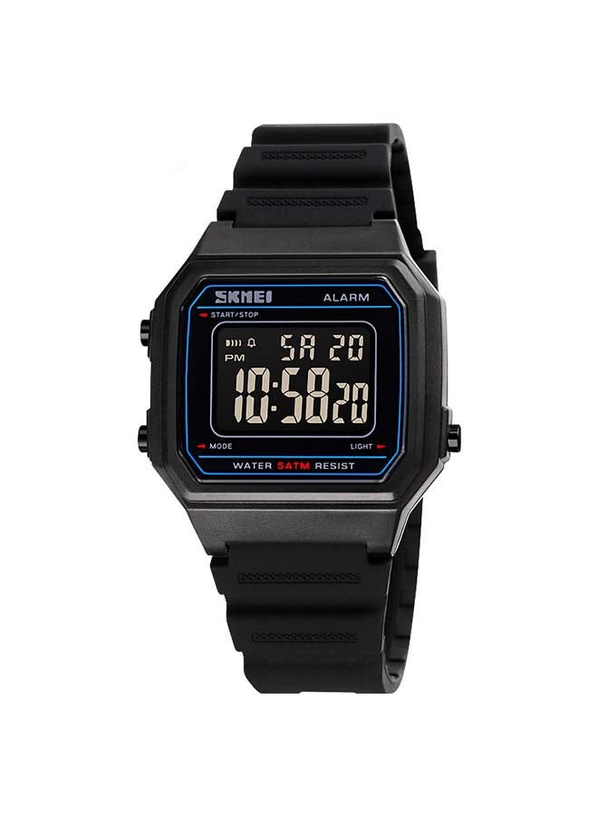SKMEI Men's 1698 Square Digital Luminous 5 ATM Waterproof Luxury Sport smart Wrist Watch - Image 1