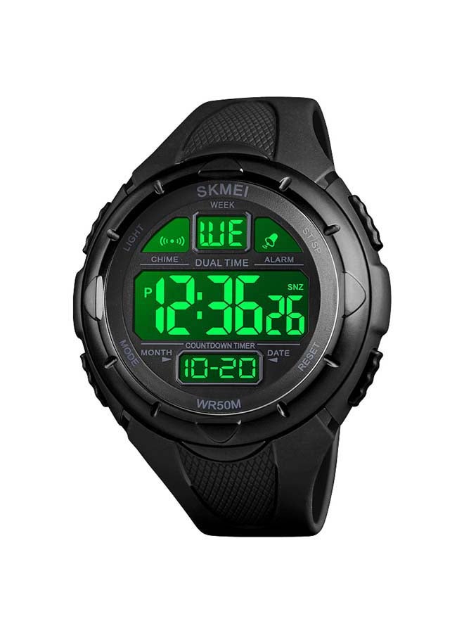 SKMEI Men's 1656 Dual Time Digital Relojes Deportivos Sport Watch - Image 1