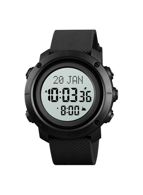 Men's 1728 Waterproof Stainless Steel Prayer Islamic Azan Watch