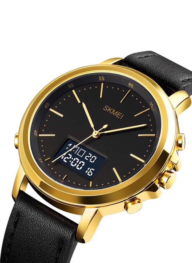 سكمي ساعة رياضية خارجية مقاومة للماء للبيع الساخن 1652 - مقاس 46 مم - لون ذهبي للرجال - Image 2
