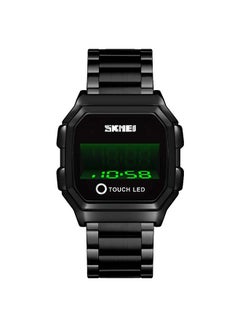 Men's 1650 LED Digital Sports Military Touch Screen Waterproof Watch - 42 mm - Black