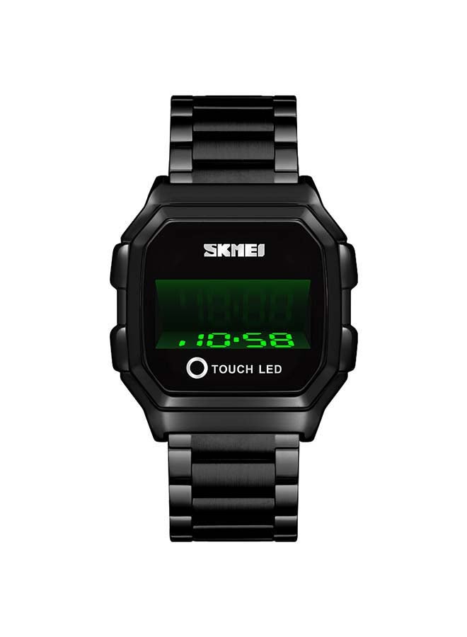 SKMEI - Men's 1650 LED Digital Sports Military Touch Screen Waterproof Watch - 42 mm - Black - Image 1