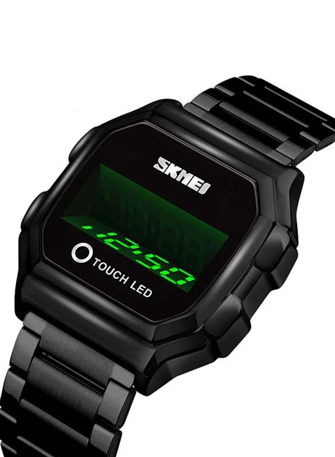 SKMEI - Men's 1650 LED Digital Sports Military Touch Screen Waterproof Watch - 42 mm - Black - Image 1