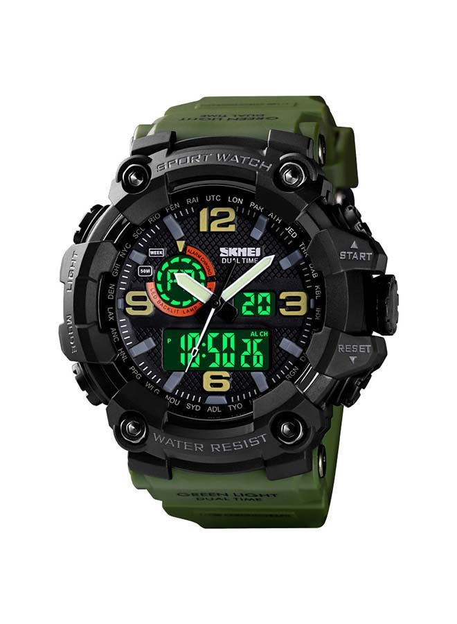 SKMEI - Men's 1520 Cool Plastic Strap Double Time Digital Watch - Image 1
