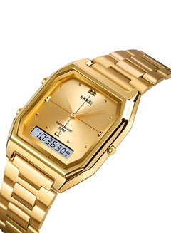 SKMEI Men's 1612 Multifunction Stainless Steel Dual Time Digital Sports Watch  - Image 2