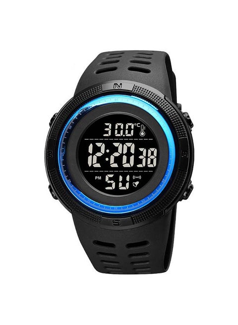 Men's 1681 Waterproof Military Chronograph Temperature Watch