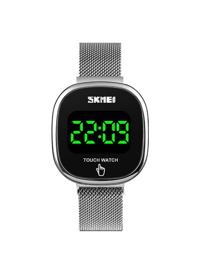 سكمي ساعة يد رياضية رقمية مقاومة للماء بشاشة مربعة وإضاءة LED خلفية طراز 1589 للرجال - Image 1