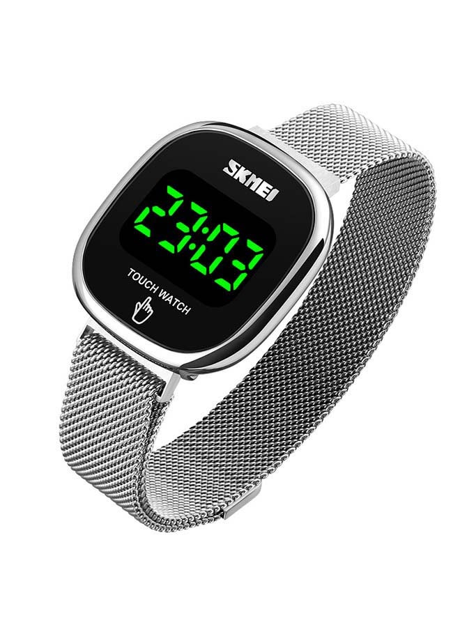 سكمي ساعة يد رياضية رقمية مقاومة للماء بشاشة مربعة وإضاءة LED خلفية طراز 1589 للرجال - Image 2