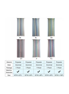 Double Layer Star Blackout Curtains Multicolour 134x270cm - v1608211523/N43144476A_3