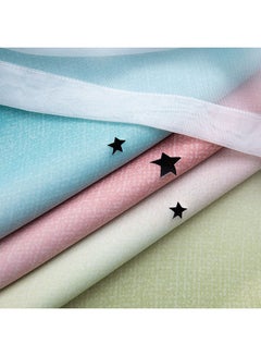 Double Layer Star Blackout Curtains Multicolour 134x270cm - v1608211523/N43144476A_4