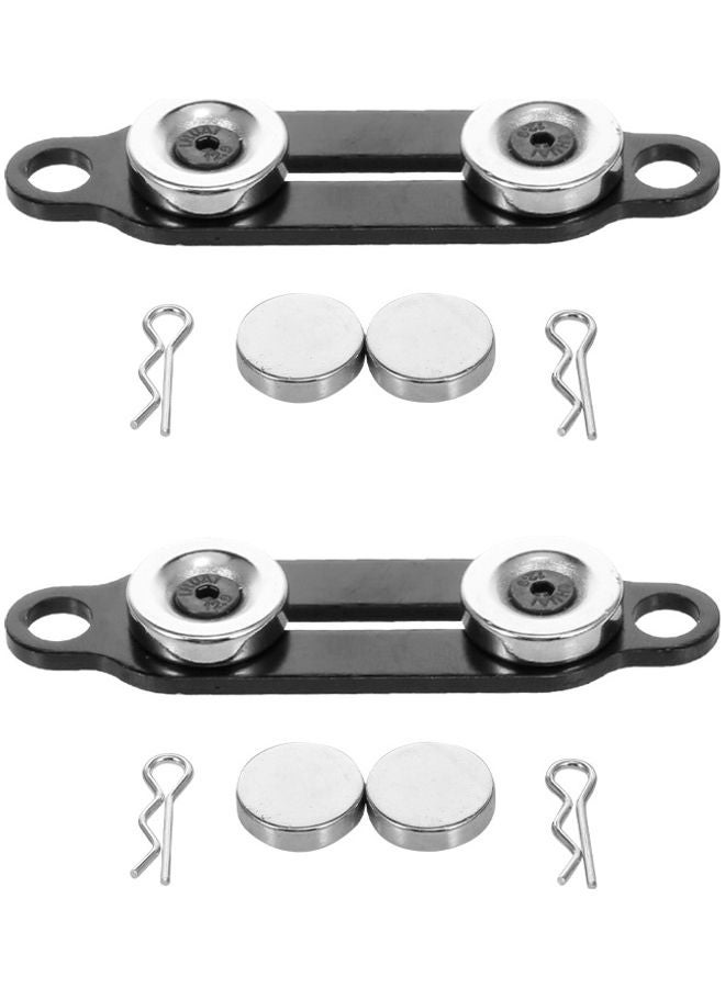 Front And Rear Body Mounts Stealth CNC With Magnet 12 x 3 x 8cm  - Image 3