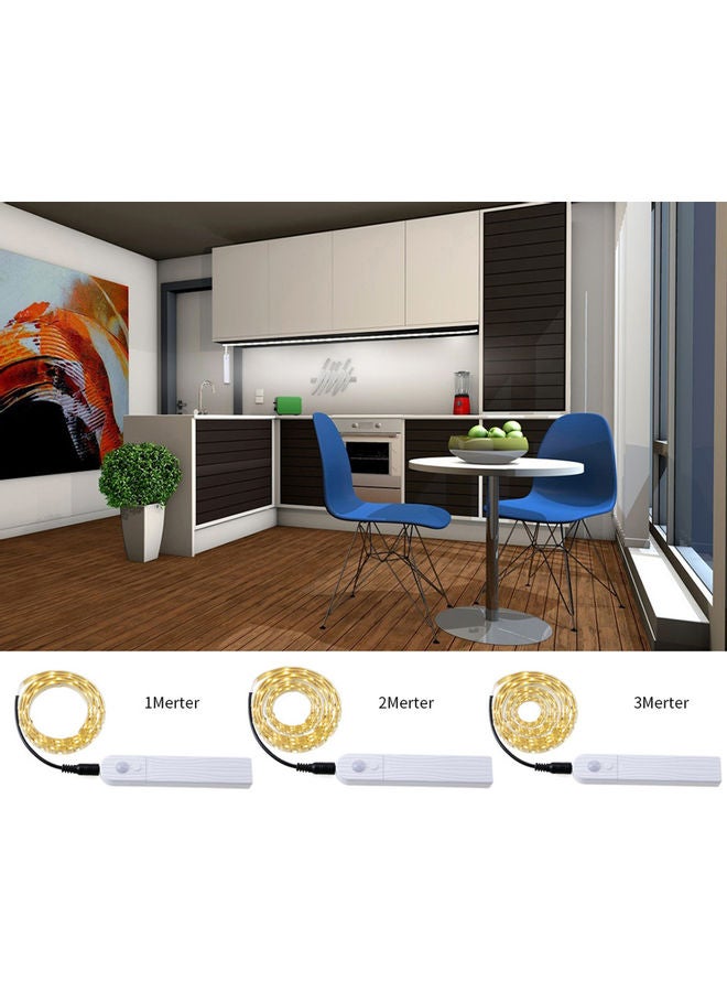 DC5V 18W PIR Motion Sensor Band Light Warm white 20.00 x 2.00 x 5.00centimeter - Image 5