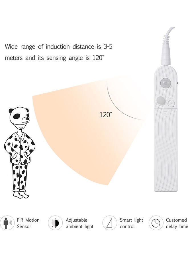 شريط إضاءة LED للخزانة بجهد 5-6 فولت وبقدرة 2.3 وات وطول 3 أمتار مكون من 180 مصباح LED أبيض دافئ 18.00 x 2.00 x 16.00Ø³Ù†ØªÙŠÙ…ØªØ± - Image 3