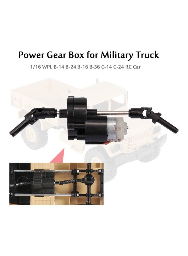 Power Gear Box for Military Truck 13x4x4cm  - Image 1