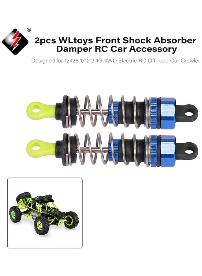 WLtoys 2 Piece Front Shock Absorber Damper RC Car Accessory 10.5x1x10cm - Image 1