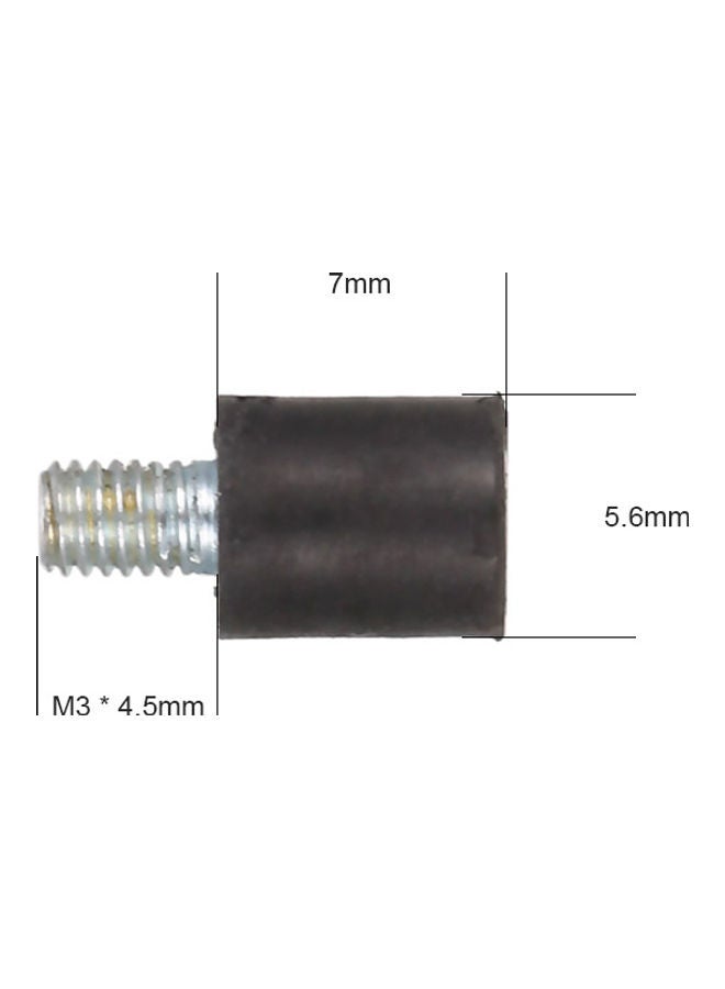 Generic - 4-Piece Rubber Shock Absorber 4x2x2.5cm - Image 1