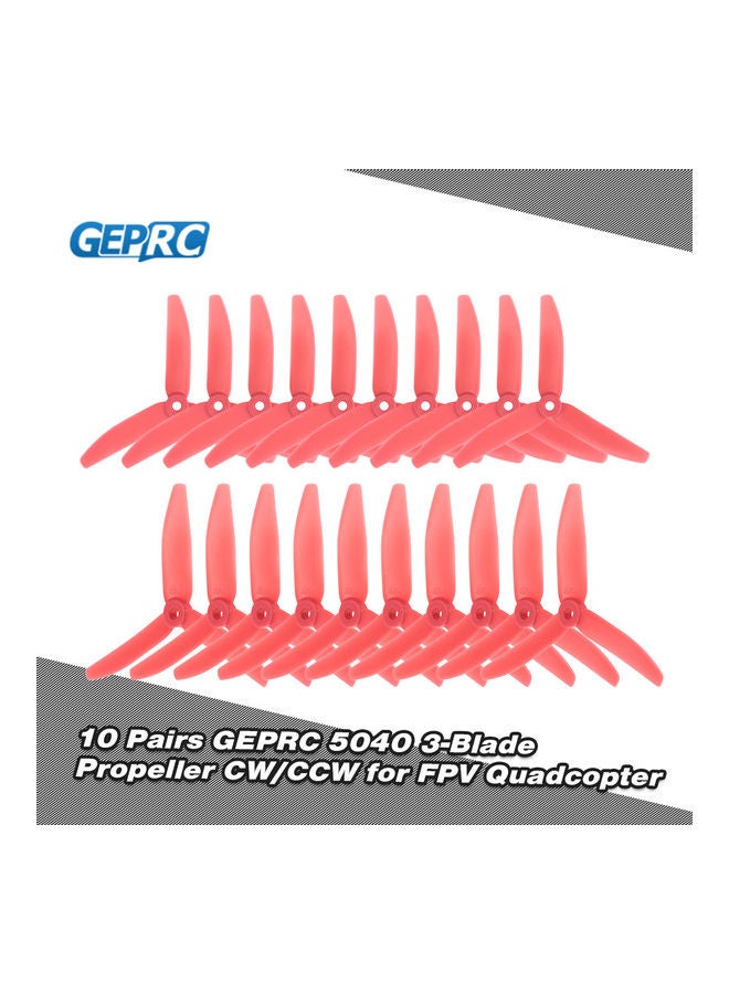 GEPRC 10 Pairs 5040 5in 3-Blade Propeller 14x7x13cm  - Image 3