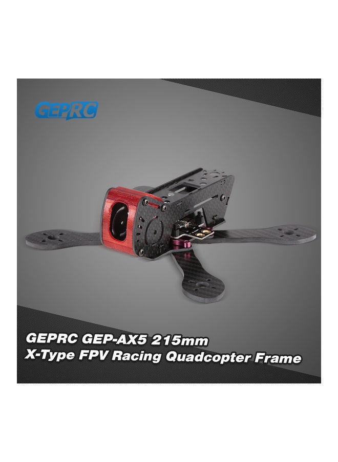 GEPRC - Carbon Fiber FPV Racing Drone Quadcopter Frame Kit With XT60 Power Distributor LEDs 21x4x10.5cm - Image 1