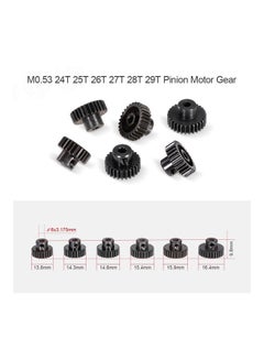 ZD Racing 6-Piece Metal Pinion Motor Gear for 1/10 RC Buggy Car Monster Truck 8.5x2x4cm  - Image 4