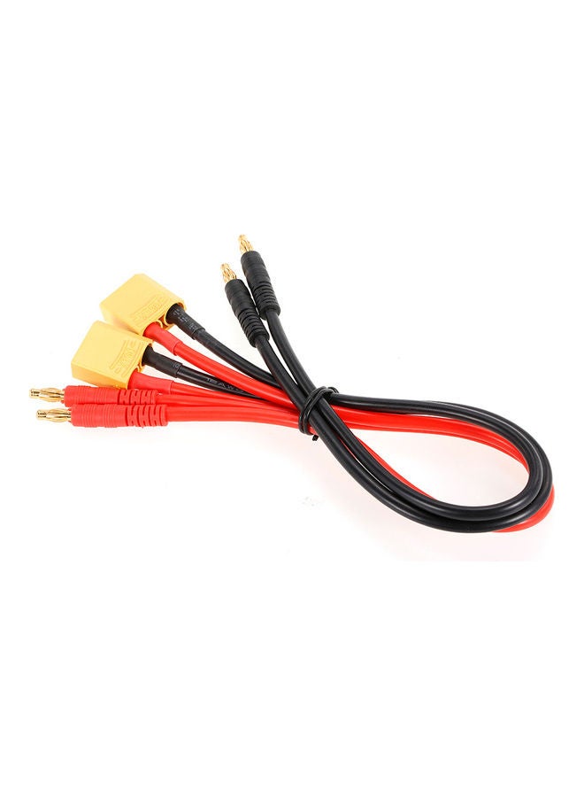 2-Piece Male Banana Connector Ultra Adapter Wire Harness Charging Cable For RC Car Helicopter 12x2x9cm  - Image 2