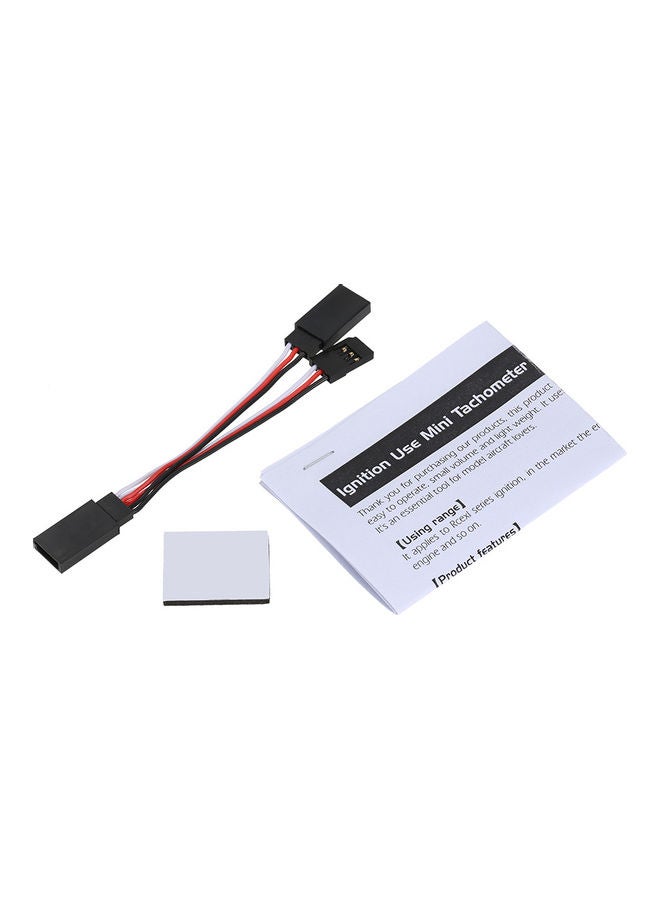 Generic - Ignition Mini Tachometer Revolution Meter 9 x 3 x 6.5cm - Image 1