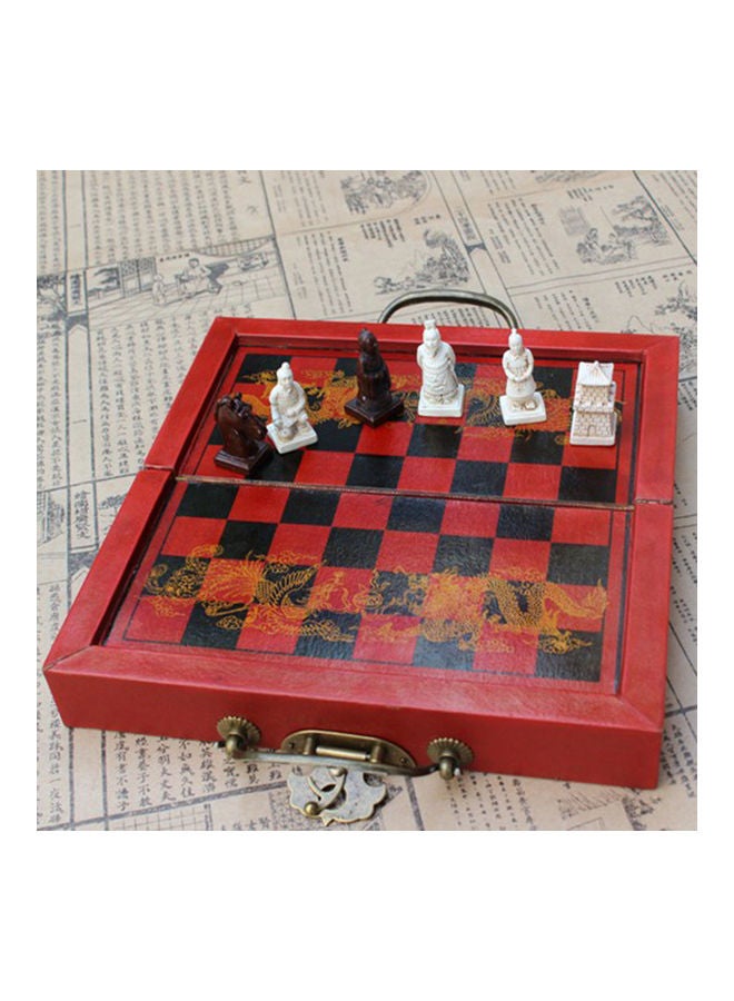 Wooden International Chess Set With Case - Image 2