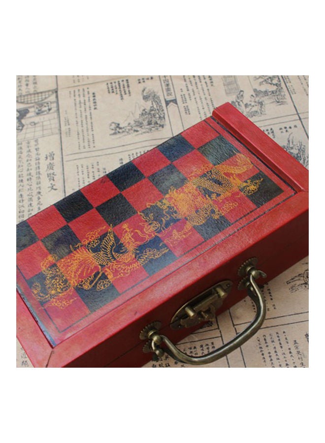 Wooden International Chess Set With Case - Image 3