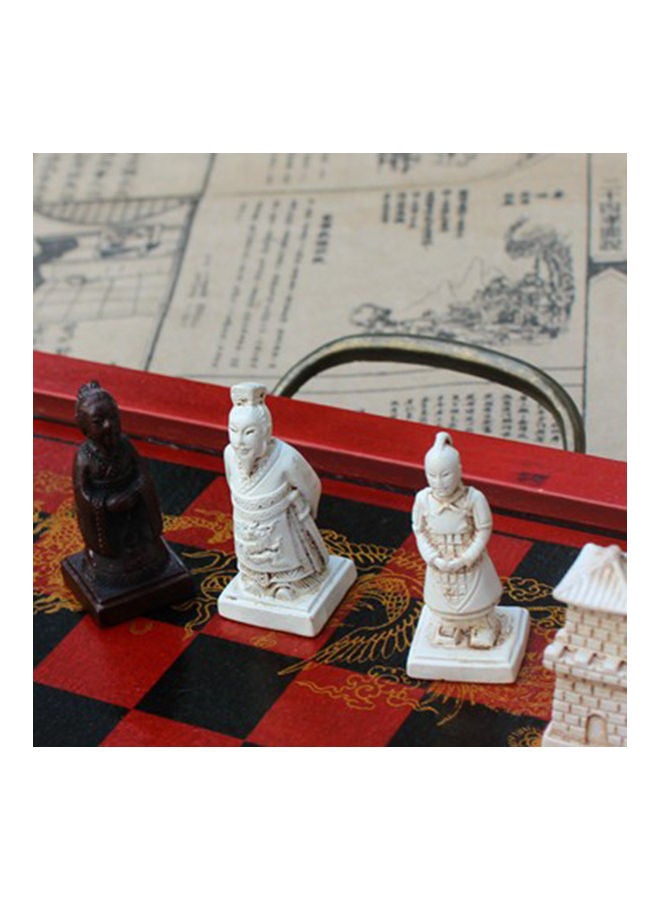 Wooden International Chess Set With Case - Image 5