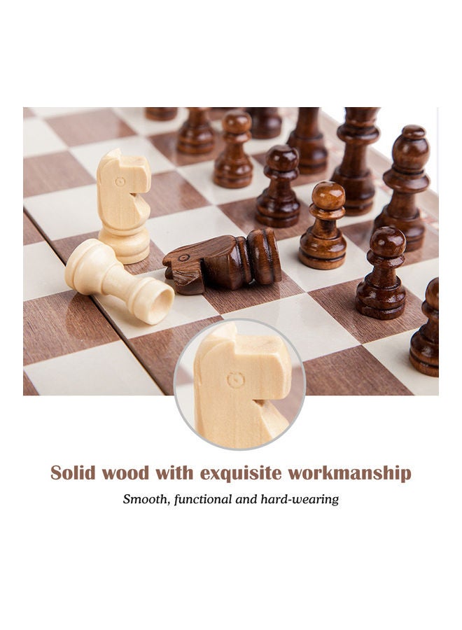 3-In-1 Multi-Functional Wooden Chess - Image 2