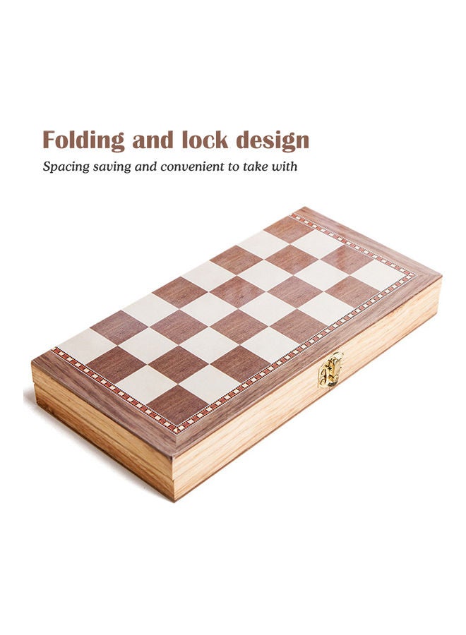3-In-1 Multi-Functional Wooden Chess - Image 3