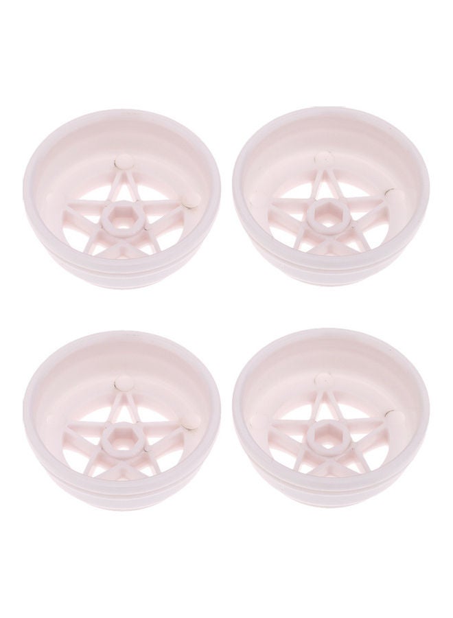 4-Piece Yikong Parts 18055 Wheel Rim Hub for 1/18 Desert Buggy/ Short Course RC Model Car  - Image 3