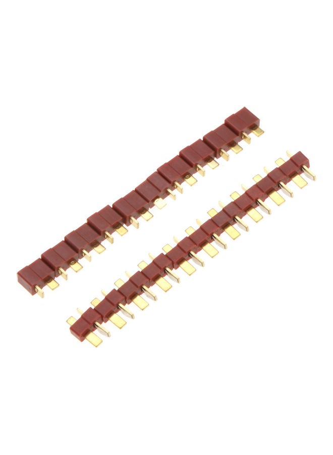 10 Pairs T Plug Male and Female Connectors 10 x 1 x 10cm  - Image 1