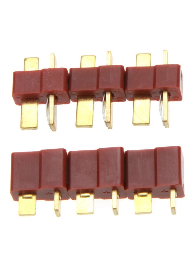 10 Pairs T Plug Male and Female Connectors 10 x 1 x 10cm  - Image 3