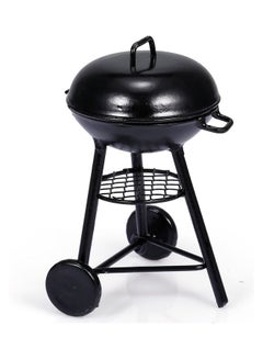 Simulated Cook Decoration Metal Round Braizer with Grill for Traxxas HSP Redcat Rc4wd Tamiya SCX10 RC Crawler 8.5 x 6.5 x 8.5cm