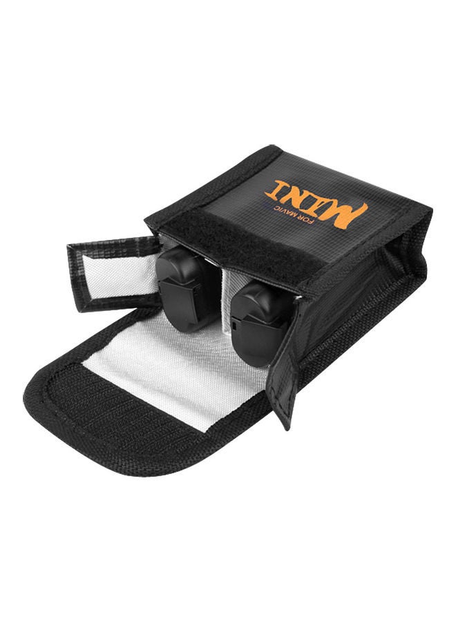 Outdoor Portable LiPo Explosion-proof Safety Storage Bag Compatible with 3PCS DJI Mavic Mini Drone Quadcopter Battery 9.6 x 1.7 x 9.6cm  - Image 1