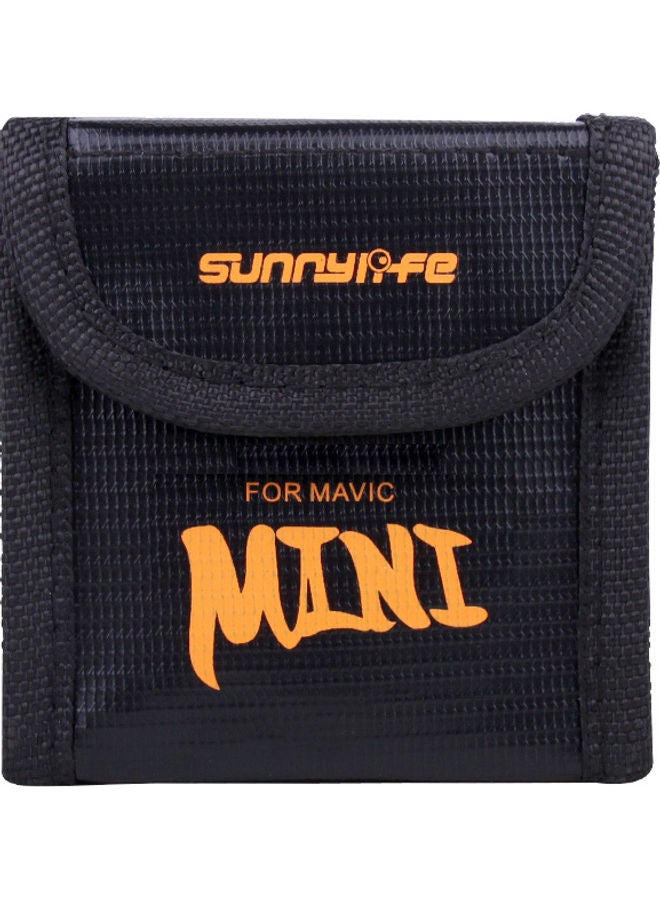 Outdoor Portable LiPo Explosion-proof Safety Storage Bag Compatible with 3PCS DJI Mavic Mini Drone Quadcopter Battery 9.6 x 1.7 x 9.6cm  - Image 4