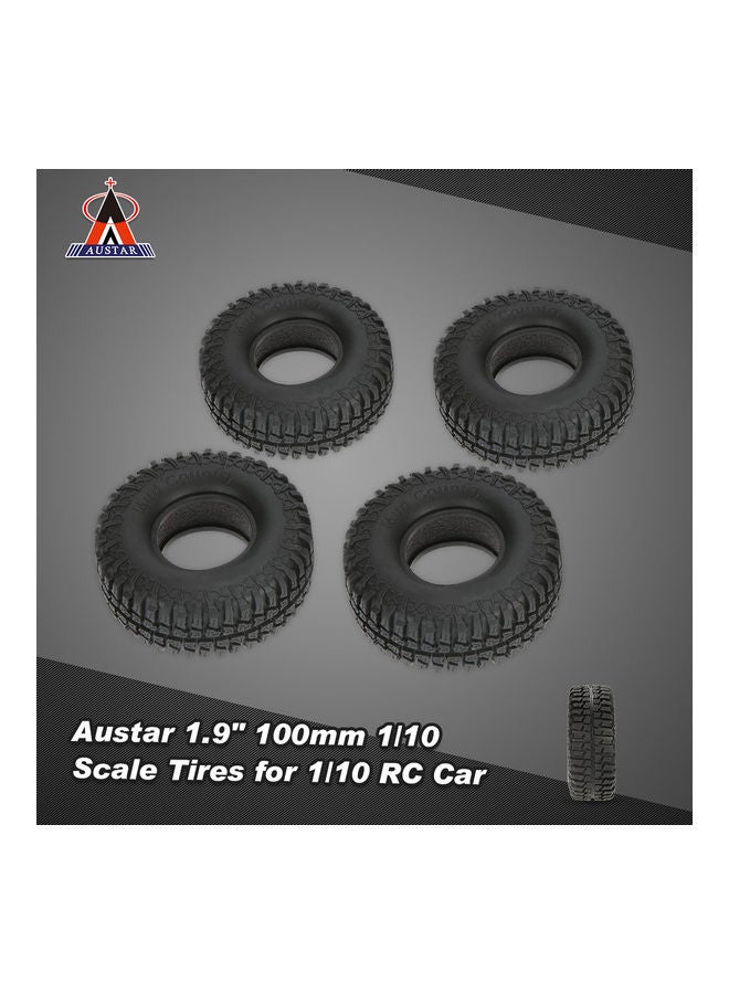 AUSTAR 4-Piece Scale Tire Set For RC Rock Crawler  - Image 2