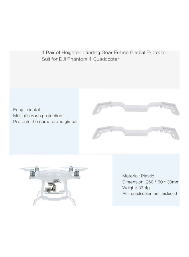Pair Of Heighten Landing Gear Frame Gimbal Protector For Quadcopter  - Image 3