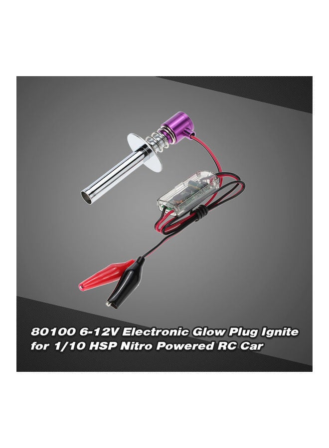 Electronic Glow Plug Igniter With Alligator Clip For RC Car  - Image 2