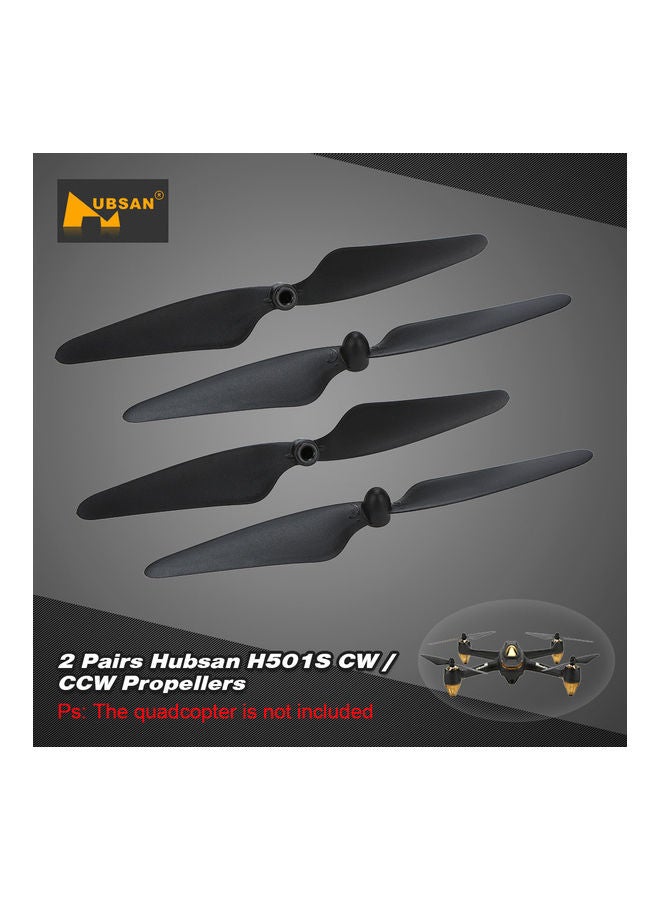 Hubsan - Pair Of 2 Original Propeller Blade RC Part For Quadcopter - Image 1