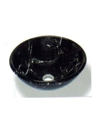 Decorative Glass Wash Basin Without Mixer Black/White 5kg - v1608214595/N43137031A_1