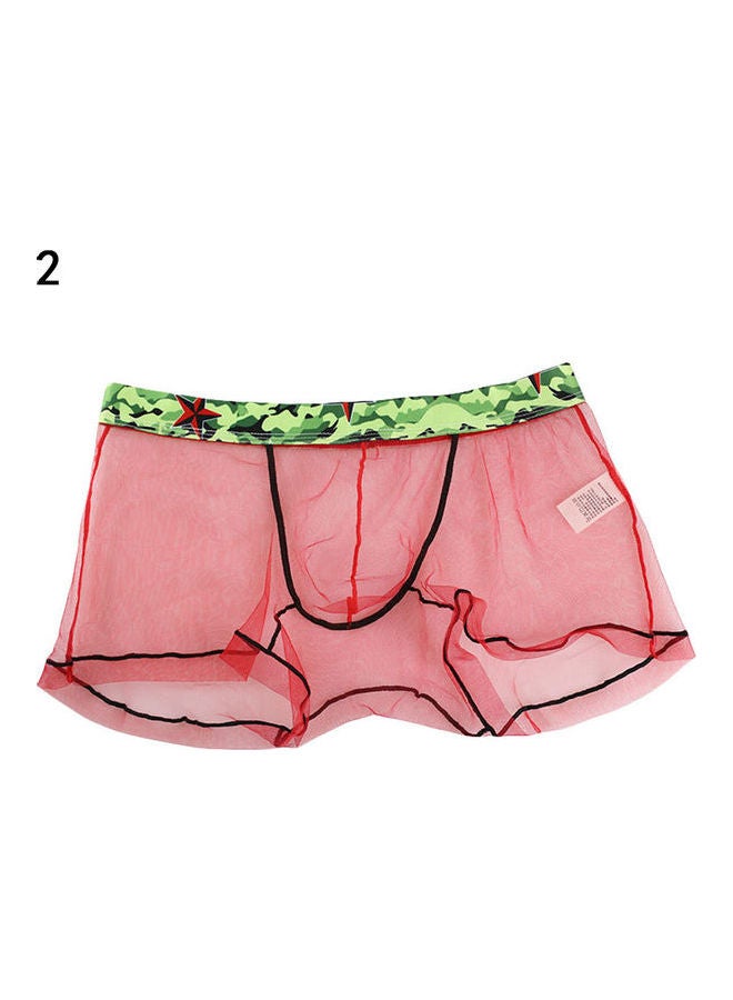Generic - Men's See-through Underwear Red - Image 1