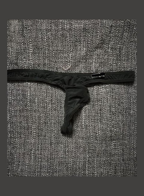G-String T-Back Breathable Underwear Black