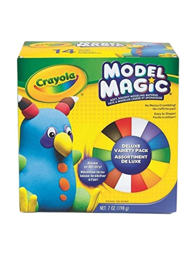 Crayola 14-Piece Model Magic Deluxe Craft Pack 23-2403 7.48x3.94x7.48inch - Image 1