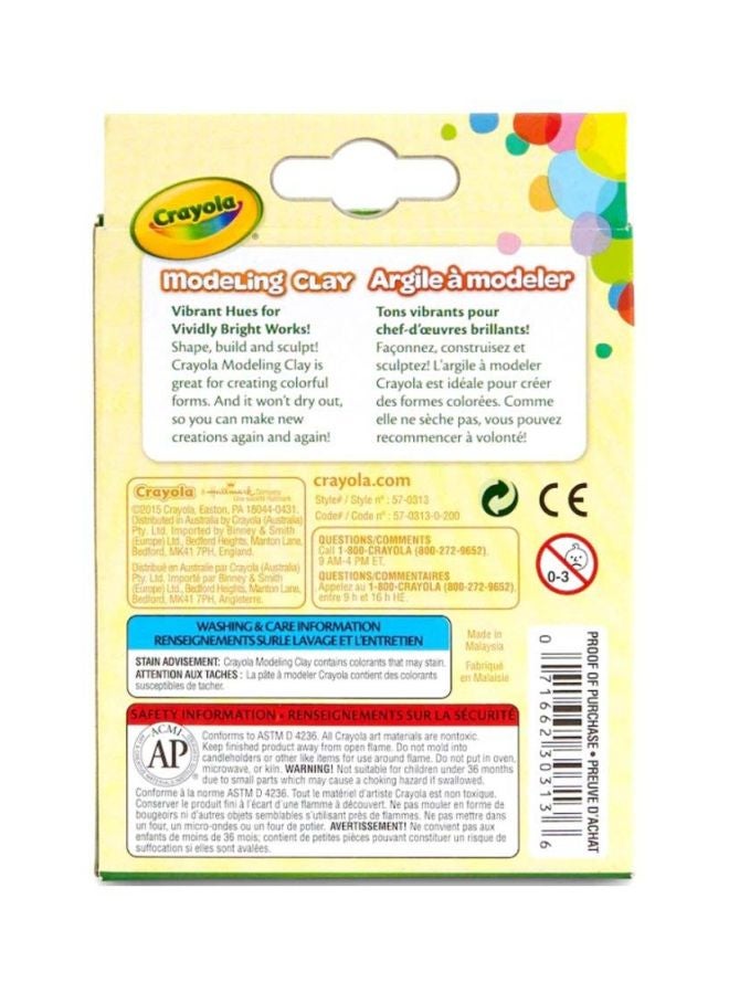 Crayola Pack Of 8 Modeling Clay-Neons - Image 2