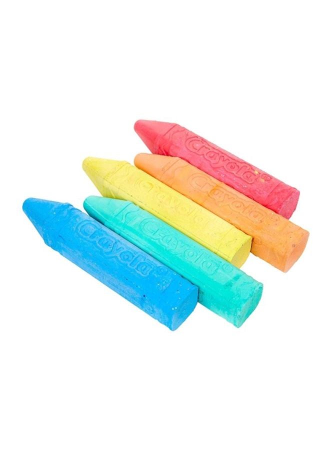 كرايولا مجموعة طباشير لامع للرسم على الحجر والأسطح الصلبة من 5 قطع طراز 1425968 - Image 1