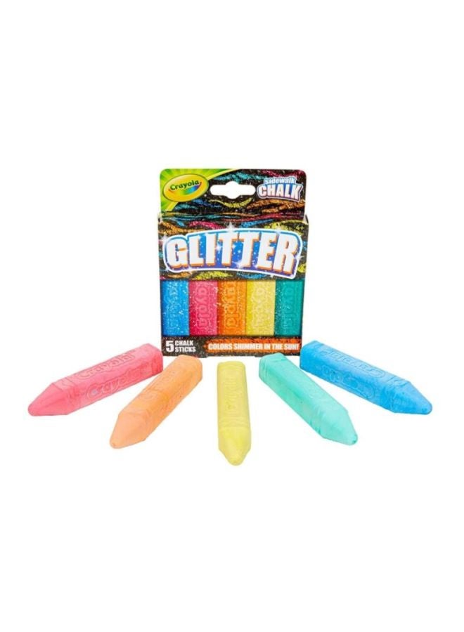 كرايولا مجموعة طباشير لامع للرسم على الحجر والأسطح الصلبة من 5 قطع طراز 1425968 - Image 2