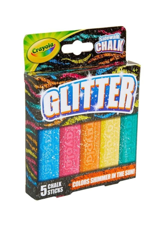 كرايولا مجموعة طباشير لامع للرسم على الحجر والأسطح الصلبة من 5 قطع طراز 1425968 - Image 4