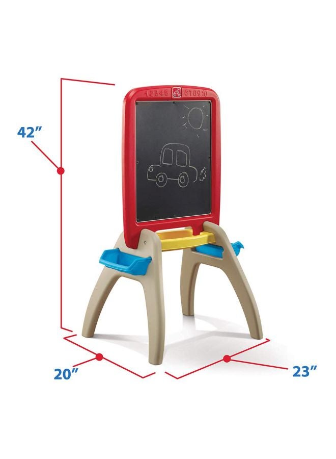 Step2 - All Around Easel For Two Red/White/Grey - Image 1