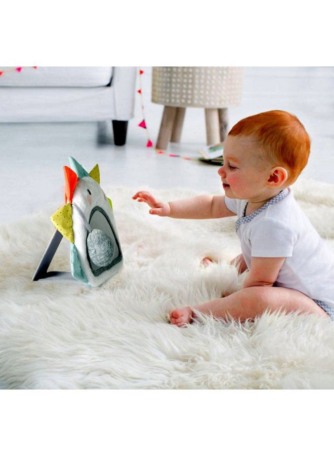 Silver Lining Cloud Baby Activity Mirror With Teether 11inch